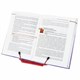 Подставка для книг и учебников BRAUBERG LINE+, металлическая, красная, европодвес, 238070 238070