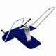 Подставка для книг и учебников BRAUBERG LINE+, металлическая, синяя, европодвес, 238071 238071