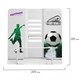 Подставка для книг и учебников ЮНЛАНДИЯ "Play Football", регулируемый наклон, металлическая, 237574 237574