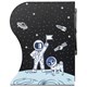 Подставка-держатель для книг и учебников ЮНЛАНДИЯ "Space", раздвижная, металлическая, 237901 237901