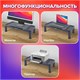Подставка для монитора, ноутбука 555х265х114 мм, черная, BRAUBERG, 513792 513792