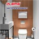 Диспенсер для покрытий на унитаз LAIMA PROFESSIONAL INOX, (V1) 1/2, нержавеющая сталь, матовый, 605702 605702