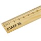 Линейка деревянная 15 см, STAFF, канадская сосна, 210797 210797