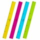Линейка пластиковая 30 см ЮНЛАНДИЯ "Color", тонированная, ассорти, 210754 210754