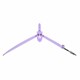 Циркуль BRAUBERG GEOMETRY, 120 мм, пастельно-фиолетовый цвет, защитный колпачок, пластиковый пенал, 210698 210698