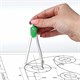 Готовальня BRAUBERG "Klasse", 2 предмета: циркуль 115 мм, пенал с грифелем, блистер, 210318 210318