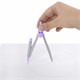 Готовальня BRAUBERG SCHOOL KIT, 9 предметов, циркуль 125 мм, чертежные принадлежности, лавандовый цвет, 210713 210713