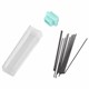 Готовальня BRAUBERG SCHOOL KIT, 9 предметов, циркуль 125 мм, чертежные принадлежности, мятный цвет, 210716 210716