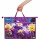 Папка для рисунков и чертежей с ручками BRAUBERG А3, пластик, молния сверху, "Flowers", 270146 270146