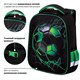 Ранец BRAUBERG KIDS START, 1 отделение, 2 кармана, "Green ball", 35х26х13 см, 272092 272092