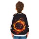 Ранец BRAUBERG KIDS STANDARD, 2 отделения, Fire split, 3D-панель, 36х28х14 см, 273147 273147