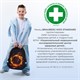 Ранец BRAUBERG KIDS STANDARD, 2 отделения, Fire split, 3D-панель, 36х28х14 см, 273147 273147