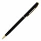 Ручка подарочная шариковая BRAUBERG "Slim Black", корпус черный, узел 1 мм, линия письма 0,7 мм, синяя, 141402 141402