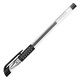 Ручка гелевая с грипом STAFF "Basic Needle" GP-679, ЧЕРНАЯ, игольчатый узел 0,5 мм, линия письма 0,35 мм, 143679 143679
