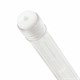 Ручка гелевая BRAUBERG "White Pastel", БЕЛАЯ, корпус прозрачный, узел 1 мм, линия письма 0,5 мм, 143417 143417
