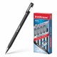 Ручка гелевая ERICH KRAUSE "G-cube", ЧЕРНАЯ, корпус черный, игольчатый узел 0,5 мм, линия письма 0,4 мм, 46447 143876