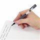 Ручки гелевые BRAUBERG X-WRITER 1800, УВЕЛИЧЕННАЯ ДЛИНА ПИСЬМА 1 800 м, ЧЕРНЫЕ, НАБОР 4 ШТУКИ, стандартный узел 0,5 мм, 144136 144136