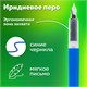 Ручка перьевая с 10 сменными картриджами, иридиевое перо, BRAUBERG KIDS, 143955 143955
