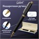 Ручка подарочная шариковая GALANT "Black", корпус черный, золотистые детали, пишущий узел 0,7 мм, синяя, 140405 140405