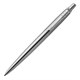 Ручка шариковая PARKER "Jotter Core Stainless Steel CT", корпус серебристый, детали хром, синяя, 1953170 142378