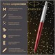 Ручка шариковая PARKER "Jotter Core Kensington Red CT", корпус красный, детали хром, синяя, 1953187 142379