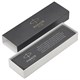 Ручка шариковая PARKER "Jotter XL", УТОЛЩЕННЫЙ корпус, черный матовый лак, детали из нержавеющей стали, синяя, 2068358 143157