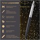 Ручка шариковая PARKER "Jotter XL", УТОЛЩЕННЫЙ корпус, черный матовый лак, детали из нержавеющей стали, синяя, 2068358 143157