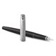 Ручка перьевая PARKER "Jotter Bond Street Black CT", черный, детали нержавеющая сталь, синяя, 2030947 142943
