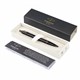 Ручка шариковая PARKER "IM Achromatic Black BT", черный матовый, нержавеющая сталь, синяя, 2127618 143769