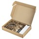 Ручка перьевая PARKER "Jotter Core Stainless Steel GT", ежедневник А5 черный, пакет, 880902 880902