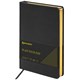 Ручка перьевая PARKER "Jotter Core Stainless Steel GT", ежедневник А5 черный, пакет, 880902 880902