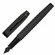 Ручка перьевая PARKER "IM Achromatic Black BT", черный матовый, нержавеющая сталь, синяя, 2127741 143767