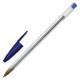 Ручки шариковые STAFF "Basic Budget BP-04", НАБОР 4 штуки, СИНИЕ, линия письма 0,5 мм, 143873 143873
