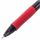 Ручка шариковая автоматическая с грипом BRAUBERG OFFICE STYLE, КРАСНАЯ, узел 0,7 мм, линия 0,35 мм, тонированный корпус, 144211 144211