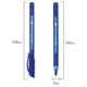 Ручка шариковая масляная BRAUBERG "Extra Glide Soft Blue", СИНЯЯ, узел 0,7 мм, линия письма 0,35 мм, 142926 142926