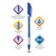 Ручка шариковая масляная BRAUBERG "Extra Glide Soft White", СИНЯЯ, узел 0,7 мм, линия письма 0,35 мм, 142927 142927