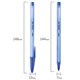 Ручка шариковая масляная BIC "Cristal Soft", СИНЯЯ, корпус тонированный, узел 1,2 мм, линия 0,35 мм, 951434 143078