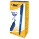 Ручка шариковая автоматическая BIC "Round Stic Clic", СИНЯЯ, узел 1 мм, линия письма 0,32 мм, 926376 141772