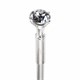 Ручка фигурная шариковая ЮНЛАНДИЯ "Кристалл", корпус ассорти, СИНЯЯ, пишущий узел 0,7 мм, 143788 143788