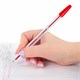 Ручки шариковые BRAUBERG, НАБОР 6 шт., АССОРТИ, "Line", корпус прозрачный, узел 1 мм, линия письма 0,5 мм, 142819 142819