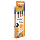 Ручки шариковые BIC "Orange Original", НАБОР 4 ЦВЕТА, узел 0,8 мм, линия 0,3 мм, пакет, 8308541 140966