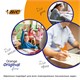 Ручки шариковые BIC "Orange Original", НАБОР 4 шт., СИНИЕ, узел 0,8 мм, линия письма 0,3 мм, пакет, 8308521 141308