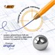 Ручки шариковые BIC "Orange Fine", НАБОР 8 шт., СИНИЕ, линия письма 0,32 мм, пакет, 919228 143982