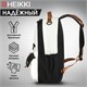 Рюкзак HEIKKI EDITION (ХЕЙКИ) универсальный, 6 карманов, бежевый/черный, 42х30х14 см, 272541 272541