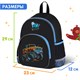 Рюкзак BRAUBERG KIDS PLAY детский, 1 отделение, 3 кармана, Funny wheels, 29х23х12 см, 273149 273149
