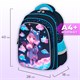 Рюкзак BRAUBERG KIDS FLOSSY, 2 отделения, 3 кармана, "Sky girl", 3D-панель, 40х28х18 см, 273179 273179