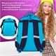 Рюкзак BRAUBERG KIDS FLOSSY, 2 отделения, 3 кармана, "Sky girl", 3D-панель, 40х28х18 см, 273179 273179