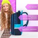 Рюкзак BRAUBERG KIDS FLOSSY, 2 отделения, 3 кармана, "Sky girl", 3D-панель, 40х28х18 см, 273179 273179