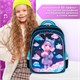 Рюкзак BRAUBERG KIDS FLOSSY, 2 отделения, 3 кармана, "Sky girl", 3D-панель, 40х28х18 см, 273179 273179