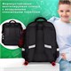 Рюкзак BRAUBERG KIDS MIND с пеналом в комплекте, 2 отделения, "Fiery Road", 40х28х18 см, 273177 273177